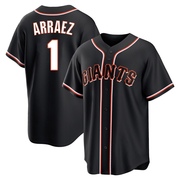 Black Replica Luis Arraez Youth San Francisco Giants Fashion Out Jersey