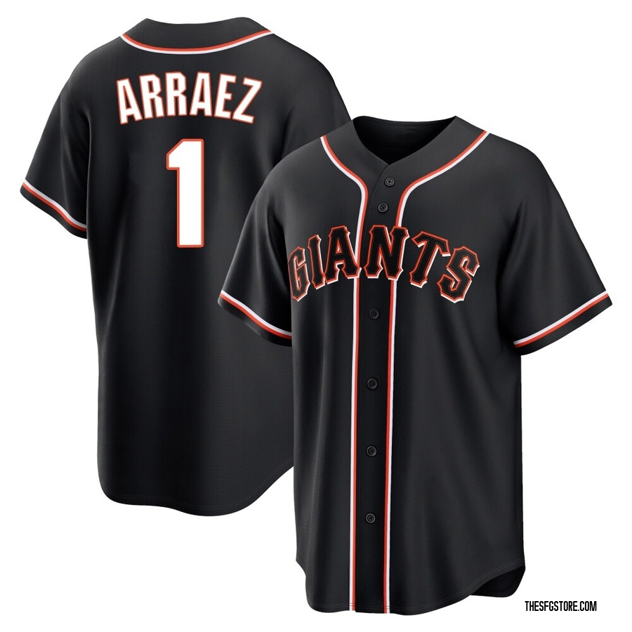 Black Replica Luis Arraez Youth San Francisco Giants Fashion Out Jersey