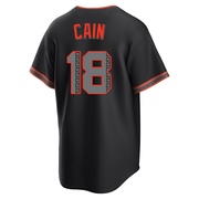 Black Replica Matt Cain Youth San Francisco Giants Alternate Jersey
