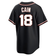 Black Replica Matt Cain Youth San Francisco Giants Fashion Out Jersey