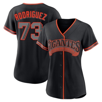 Black Replica Randy Rodriguez Women's San Francisco Giants Alternate Jersey