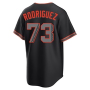 Black Replica Randy Rodriguez Youth San Francisco Giants Alternate Jersey