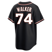 Black Replica Ryan Walker Men's San Francisco Giants Fashion Out Jersey