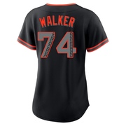 Black Replica Ryan Walker Women's San Francisco Giants Alternate Jersey