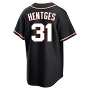 Black Replica Sam Hentges Youth San Francisco Giants Fashion Out Jersey