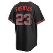 Black Replica Tito Fuentes Youth San Francisco Giants Alternate Jersey