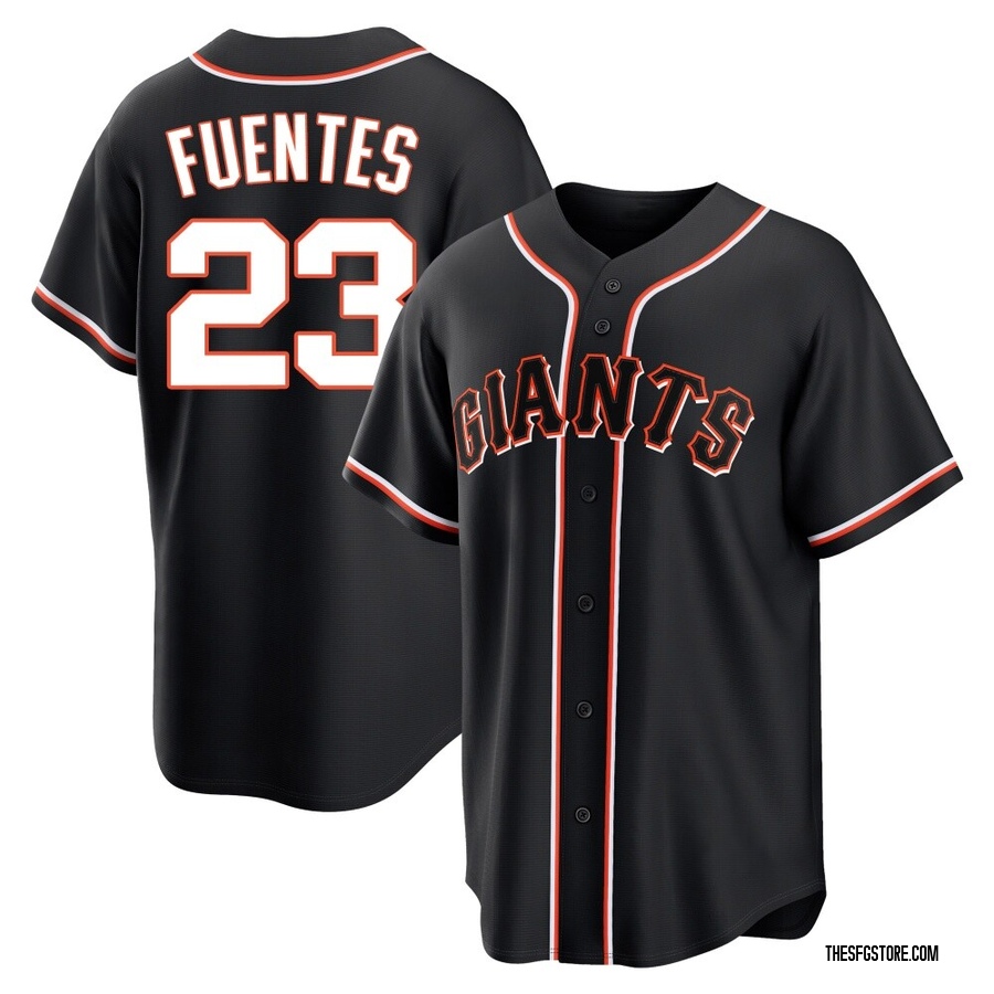Black Replica Tito Fuentes Youth San Francisco Giants Fashion Out Jersey