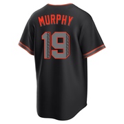 Black Replica Tom Murphy Men's San Francisco Giants Alternate Jersey