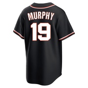 Black Replica Tom Murphy Men's San Francisco Giants Fashion Out Jersey