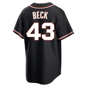 Black Replica Tristan Beck Men's San Francisco Giants Fashion Out Jersey