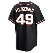Black Replica Tyler Fitzgerald Youth San Francisco Giants Fashion Out Jersey