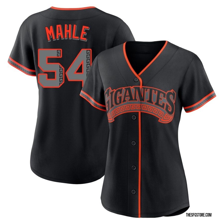 Black Replica Tyler Mahle Women's San Francisco Giants Alternate Jersey