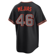 Black Replica Ubert Mejias Youth San Francisco Giants Alternate Jersey