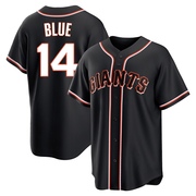 Black Replica Vida Blue Men's San Francisco Giants Fashion Out Jersey
