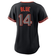 Black Replica Vida Blue Women's San Francisco Giants Alternate Jersey