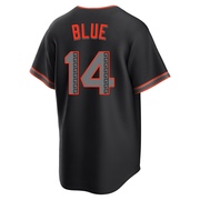 Black Replica Vida Blue Youth San Francisco Giants Alternate Jersey