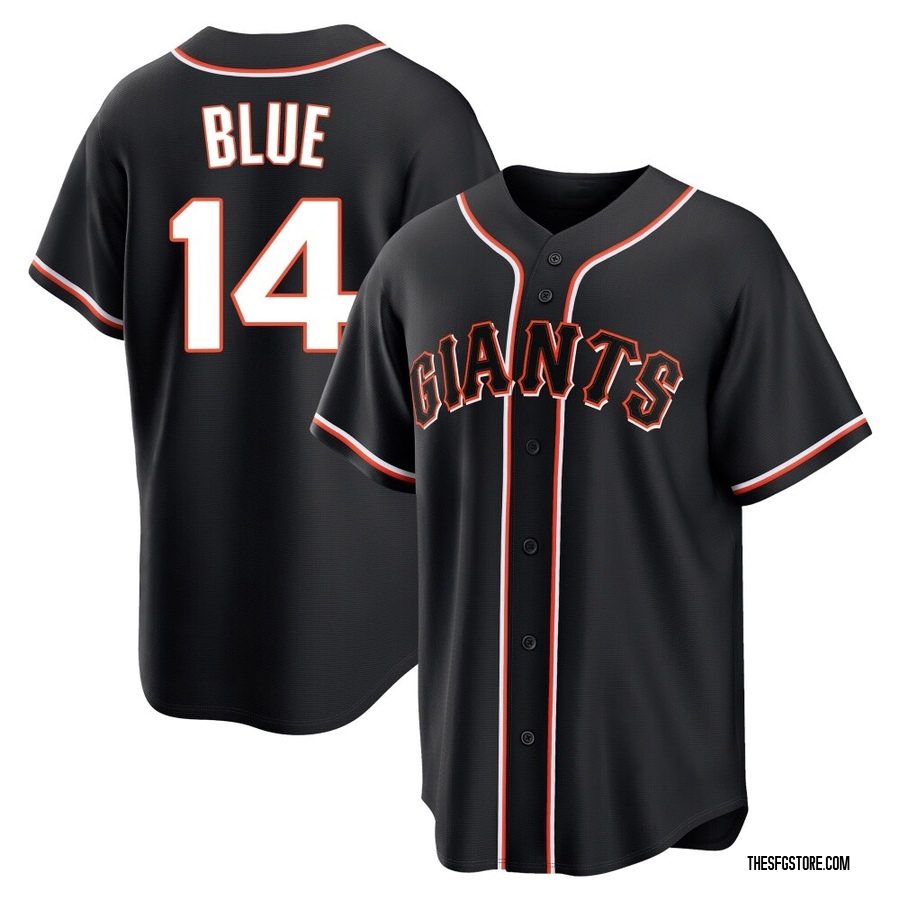 Black Replica Vida Blue Youth San Francisco Giants Fashion Out Jersey