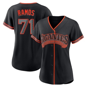 Black Replica Wilkin Ramos Women's San Francisco Giants Alternate Jersey