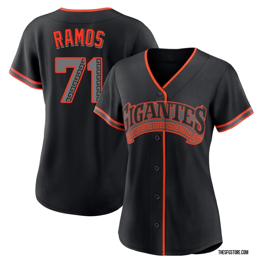 Black Replica Wilkin Ramos Women's San Francisco Giants Alternate Jersey