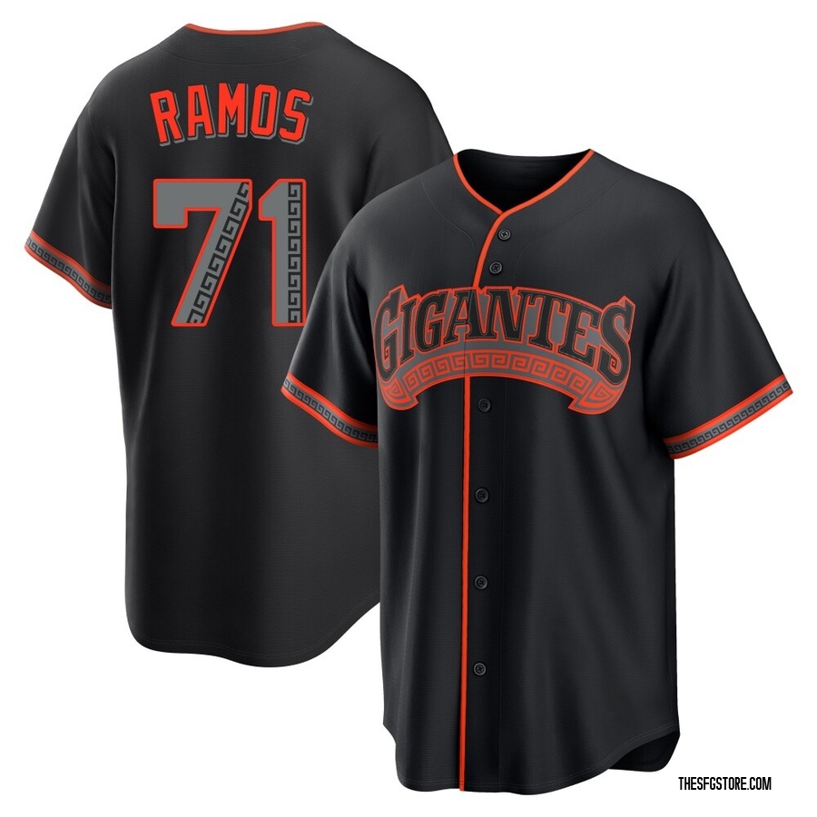 Black Replica Wilkin Ramos Youth San Francisco Giants Alternate Jersey
