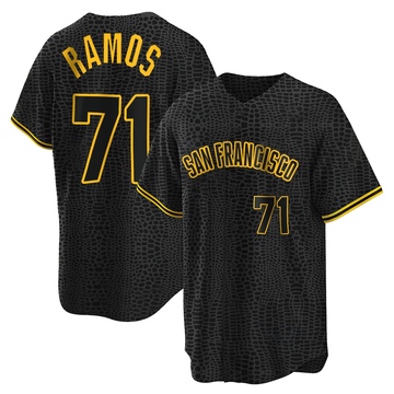 Black Replica Wilkin Ramos Youth San Francisco Giants Snake Skin City Jersey
