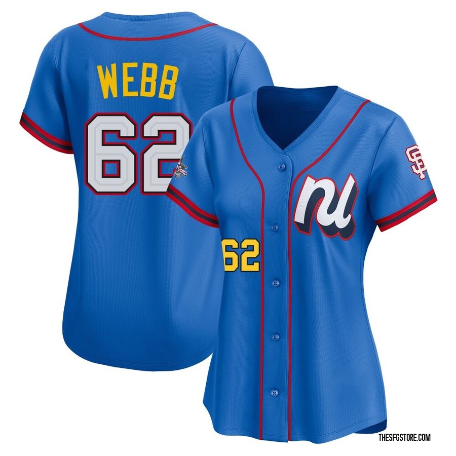 Blue Limited Logan Webb Women's San Francisco Giants National League 2025 All-Star Edition Jersey