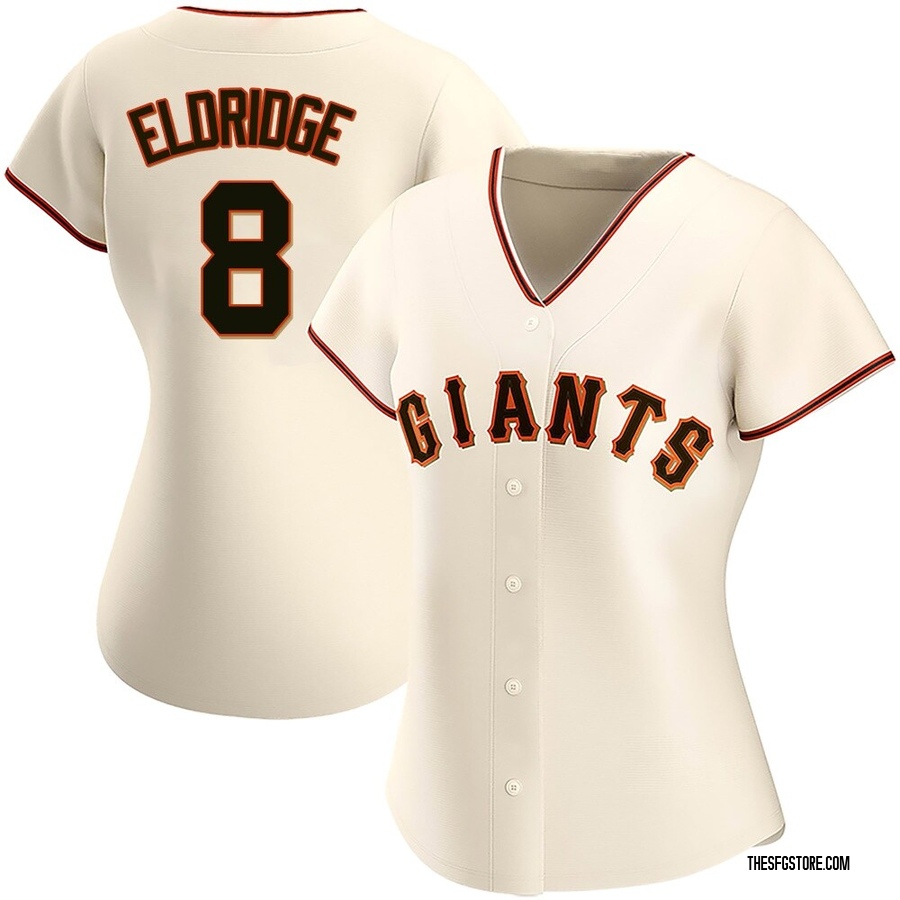 Cream Authentic Bryce Eldridge Women's San Francisco Giants Home Jersey