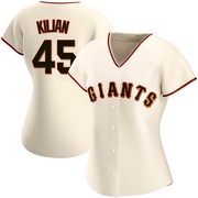 Cream Authentic Caleb Kilian Women's San Francisco Giants Home Jersey