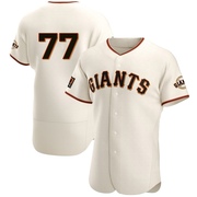 Cream Authentic Carson Seymour Men's San Francisco Giants Home Jersey