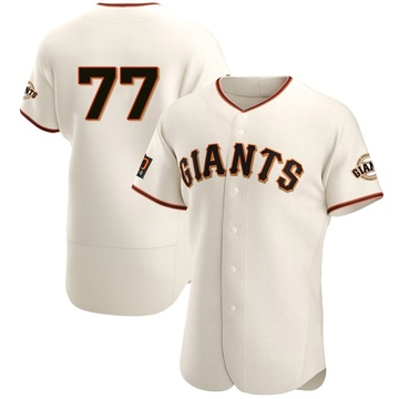 Cream Authentic Carson Seymour Men's San Francisco Giants Home Jersey