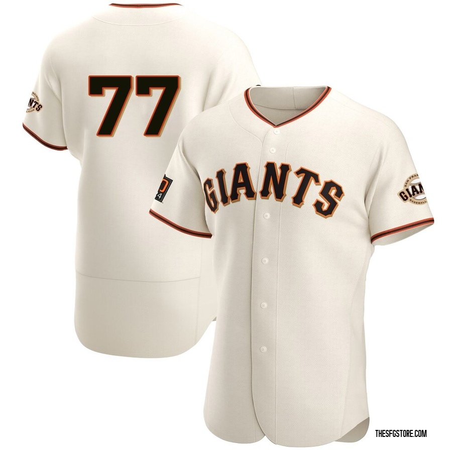Cream Authentic Carson Seymour Men's San Francisco Giants Home Jersey
