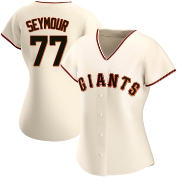 Cream Authentic Carson Seymour Women's San Francisco Giants Home Jersey