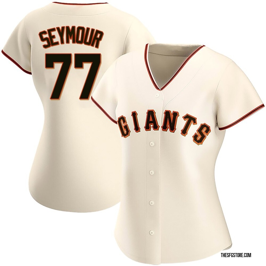 Cream Authentic Carson Seymour Women's San Francisco Giants Home Jersey
