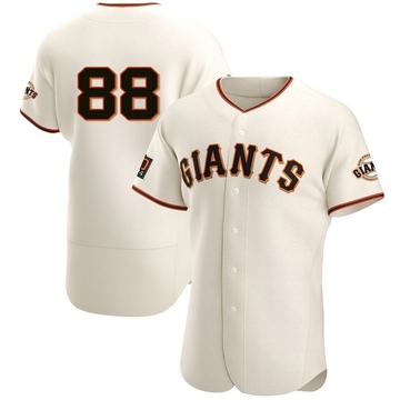 Cream Authentic Carson Whisenhunt Men's San Francisco Giants Home Jersey