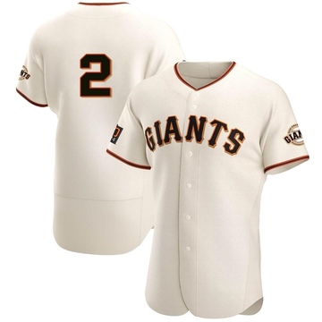 Cream Authentic Curt Casali Men's San Francisco Giants Home Jersey