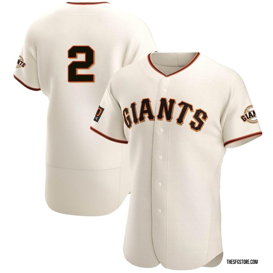 Cream Authentic Curt Casali Men's San Francisco Giants Home Jersey