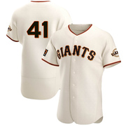 Cream Authentic Darrell Evans Men's San Francisco Giants Home Jersey