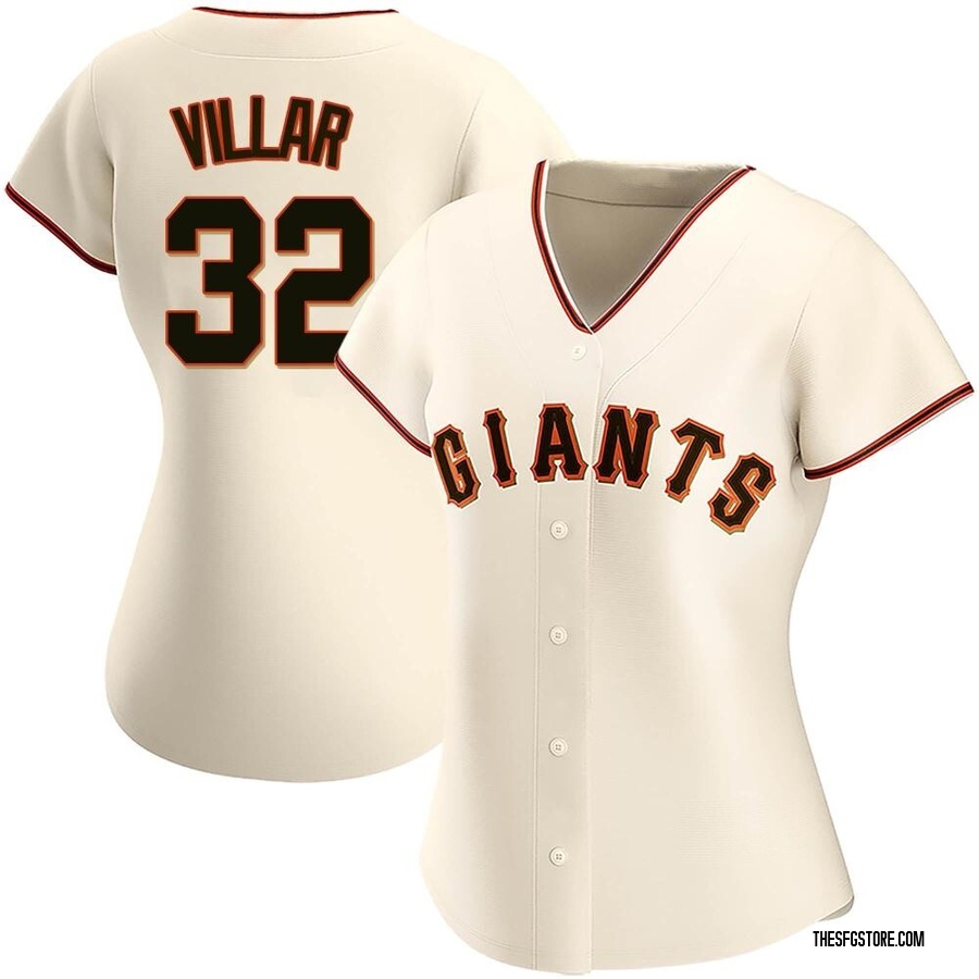Cream Authentic David Villar Women's San Francisco Giants Home Jersey