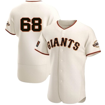Cream Authentic Erik Miller Men's San Francisco Giants Home Jersey
