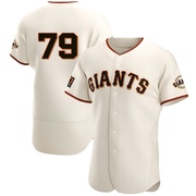 Cream Authentic Jesus Rodriguez Men's San Francisco Giants Home Jersey