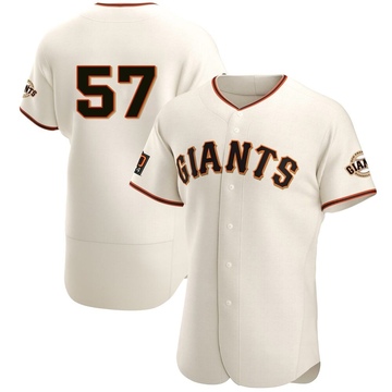 Cream Authentic Joey Lucchesi Men's San Francisco Giants Home Jersey