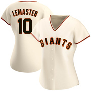 Cream Authentic Johnnie Lemaster Women's San Francisco Giants Home Jersey