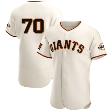 Cream Authentic Jose Butto Men's San Francisco Giants Home Jersey