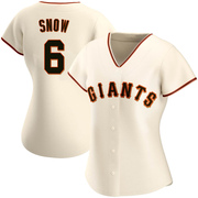 Cream Authentic J.t. Snow Women's San Francisco Giants Home Jersey