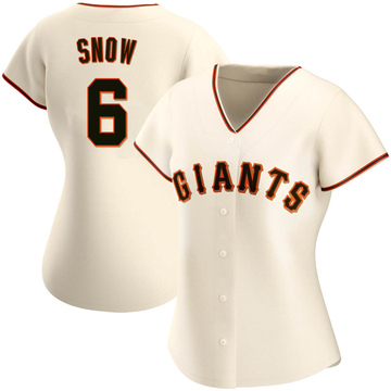 Cream Authentic J.t. Snow Women's San Francisco Giants Home Jersey
