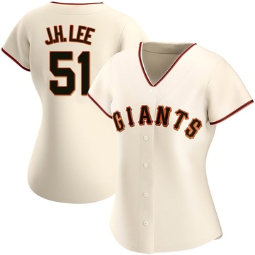 Cream Authentic Jung Hoo Lee Women's San Francisco Giants Home Jersey