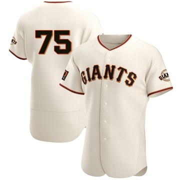 Cream Authentic Justin Dean Men's San Francisco Giants Home Jersey