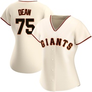 Cream Authentic Justin Dean Women's San Francisco Giants Home Jersey