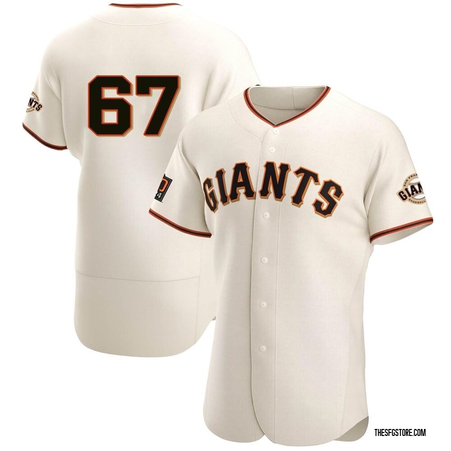 Cream Authentic Keaton Winn Men's San Francisco Giants Home Jersey