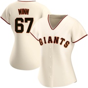 Cream Authentic Keaton Winn Women's San Francisco Giants Home Jersey